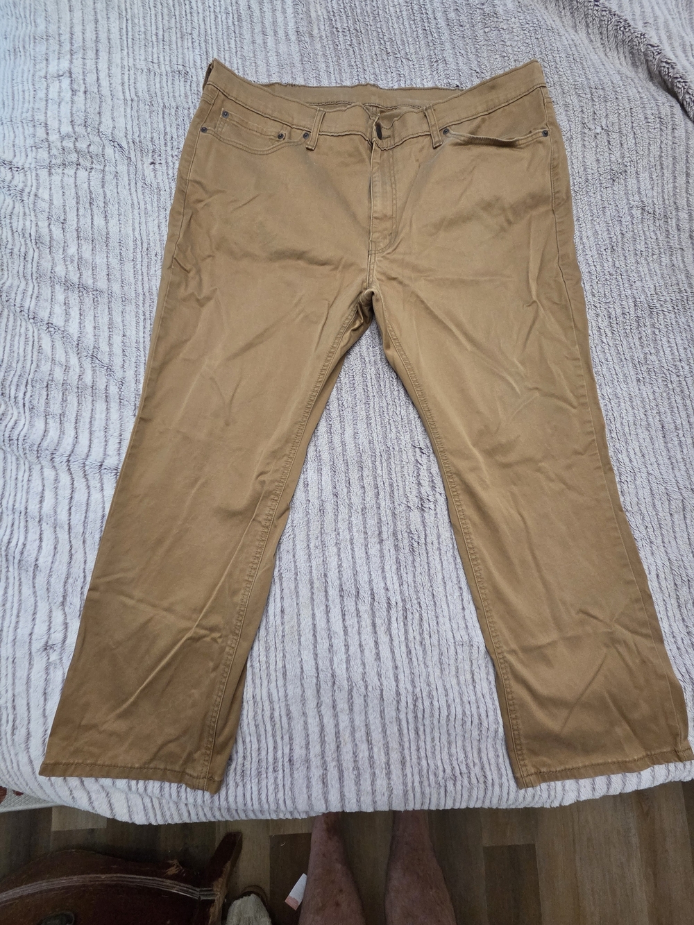 Men's Levis 541 Khaki Straight-Leg Chinos - Classic Tan